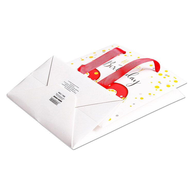 art paper shopping bags with Hot stamping